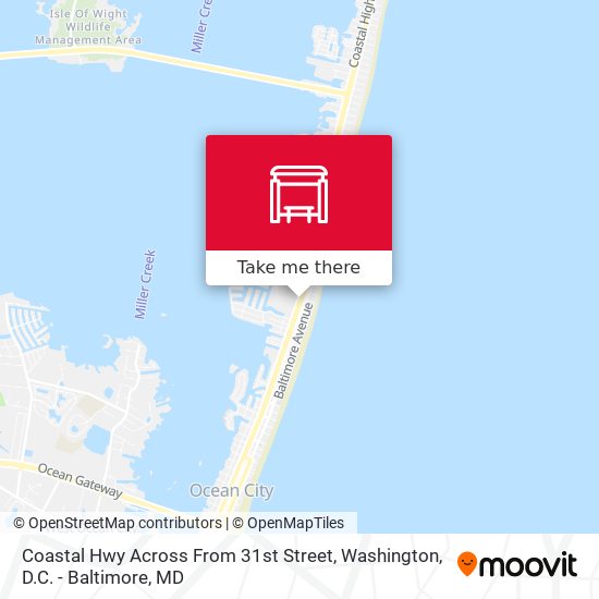 Coastal Hwy Across From 31st Street map