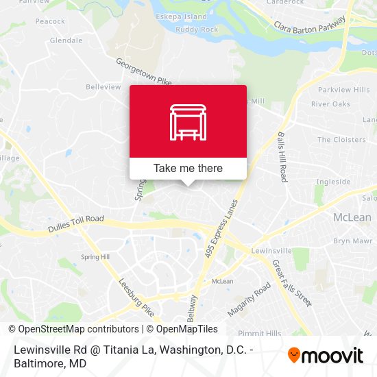 Mapa de Lewinsville Rd @ Titania La
