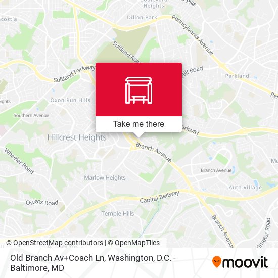 Mapa de Old Branch Av+Coach Ln