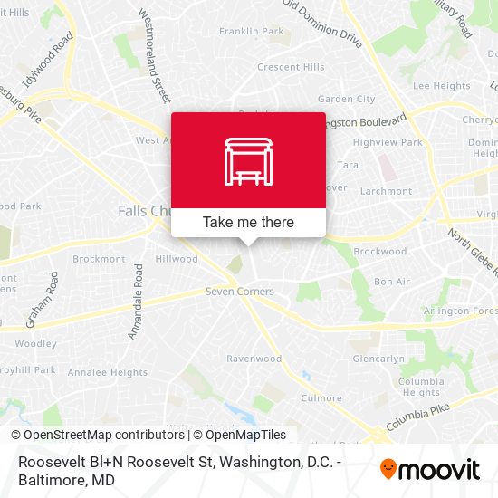 Mapa de Roosevelt Bl+N Roosevelt St