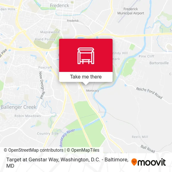 Target at Genstar Way map