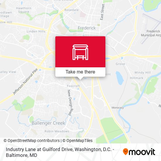 Industry Lane at Guilford Drive map