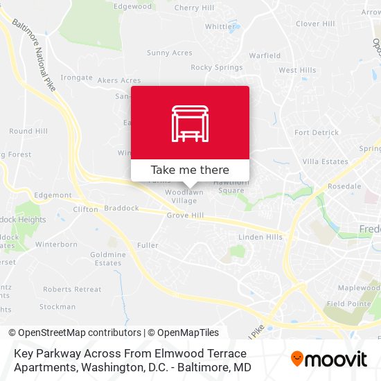 Key Parkway Across From Elmwood Terrace Apartments map