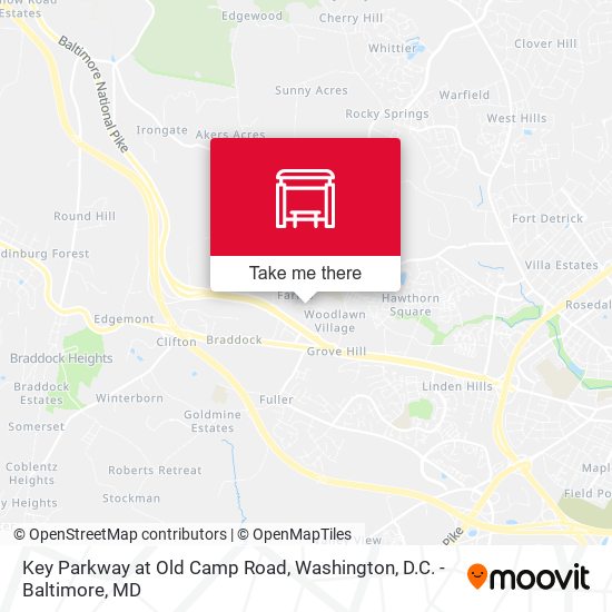 Key Parkway at Old Camp Road map