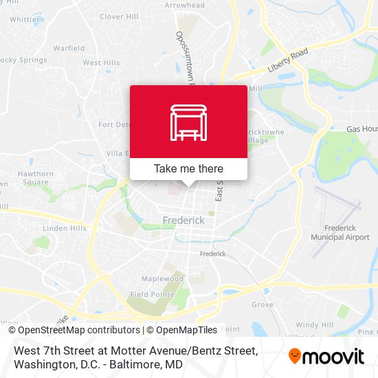 West 7th Street at Motter Avenue / Bentz Street map