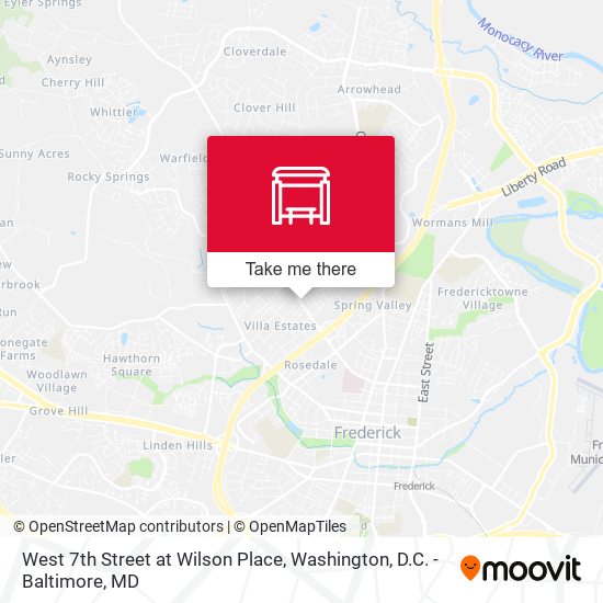 Mapa de West 7th Street at Wilson Place