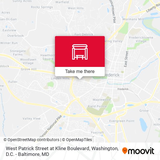 Mapa de West Patrick Street at Kline Boulevard