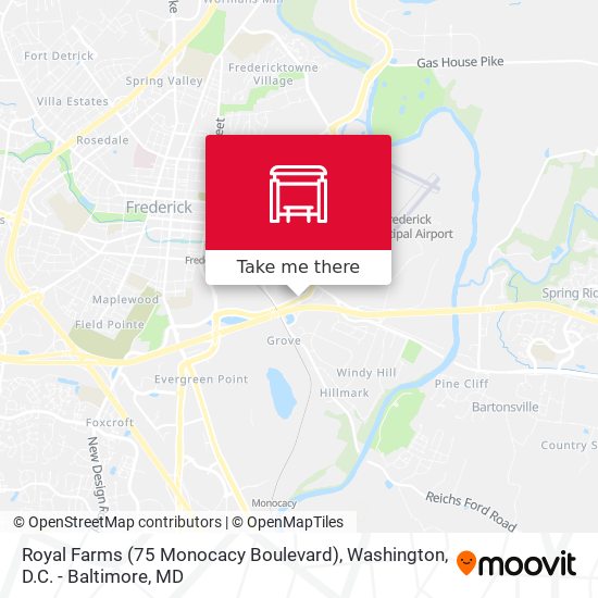 Mapa de Royal Farms (75 Monocacy Boulevard)
