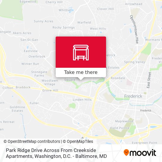 Park Ridge Drive Across From Creekside Apartments map