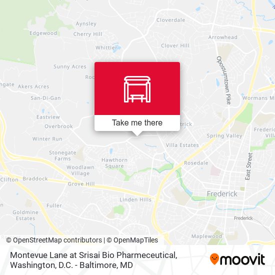 Montevue Lane at Srisai Bio Pharmeceutical map