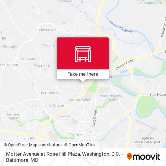 Motter Avenue at Rose Hill Plaza map