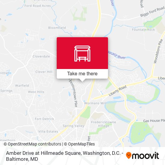 Mapa de Amber Drive at Hillmeade Square
