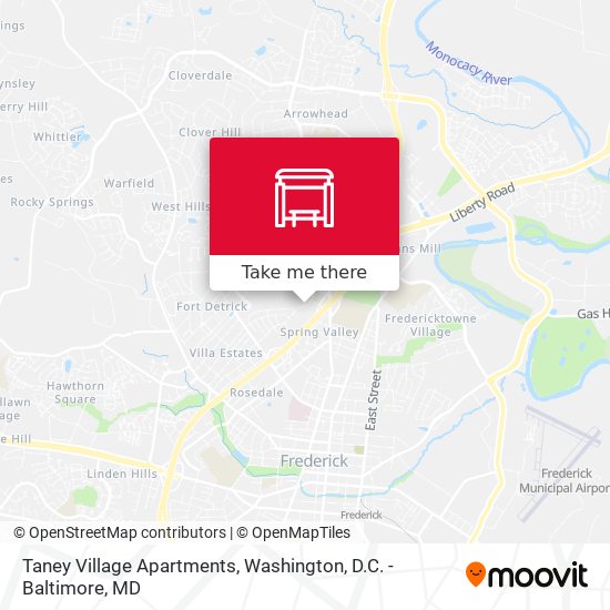 Taney Village Apartments map