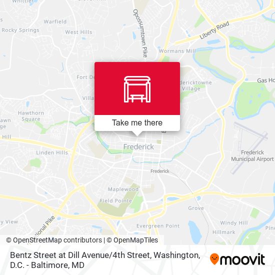 Mapa de Bentz Street at Dill Avenue / 4th Street