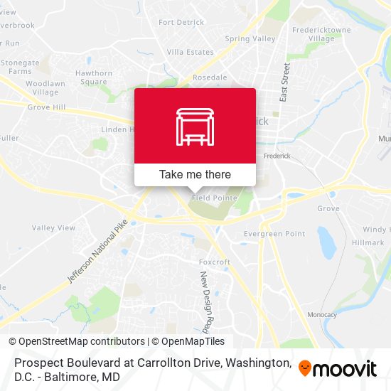Mapa de Prospect Boulevard at Carrollton Drive