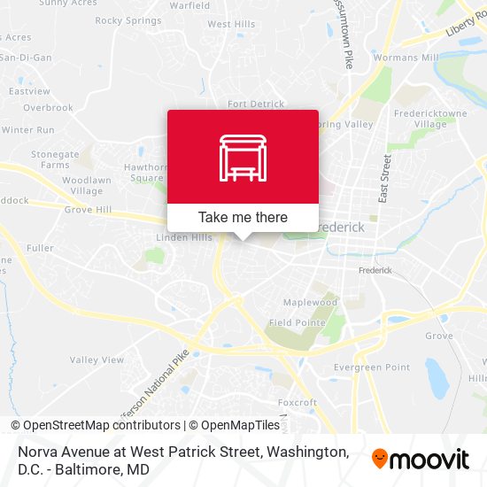 Norva Avenue at West Patrick Street map