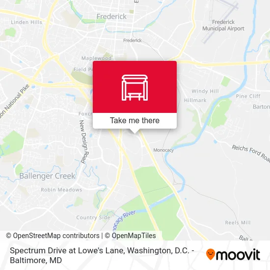 Spectrum Drive at Lowe's Lane map