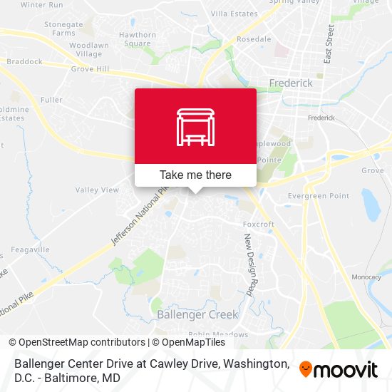 Ballenger Center Drive at Cawley Drive map