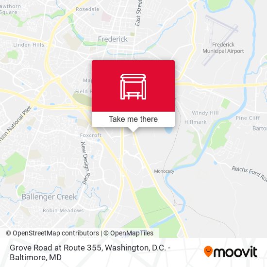 Mapa de Grove Road at Route 355