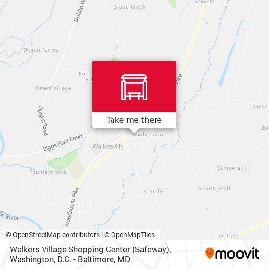Mapa de Walkers Village Shopping Center (Safeway)