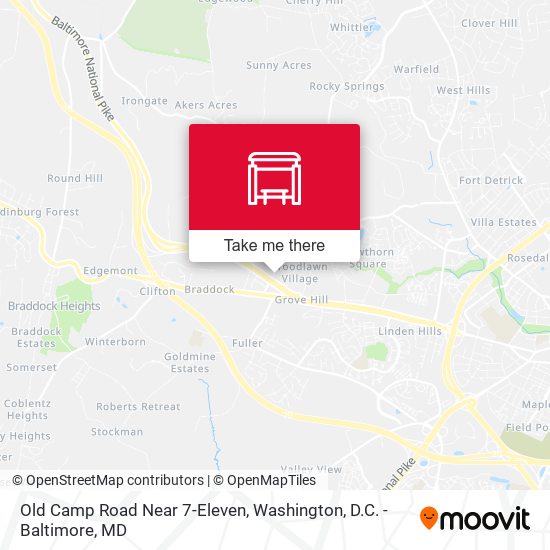 Old Camp Road Near 7-Eleven map