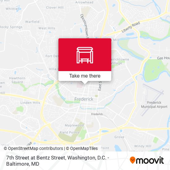 Mapa de 7th Street at Bentz Street