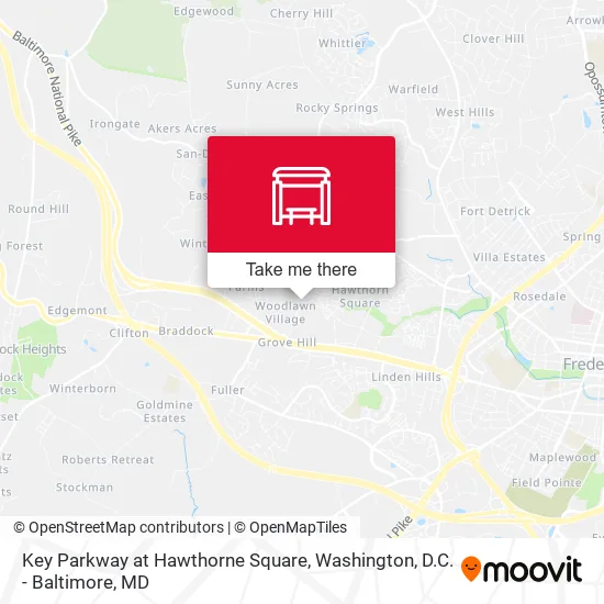 Key Parkway at Hawthorne Square map