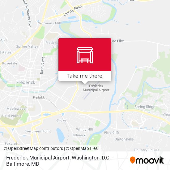 Mapa de Frederick Municipal Airport