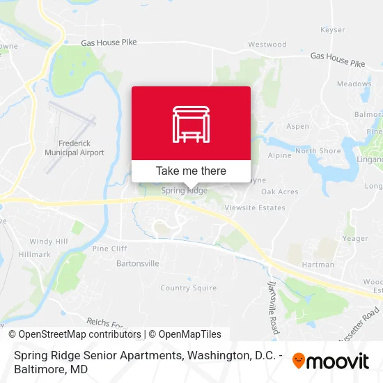 Spring Ridge Senior Apartments map