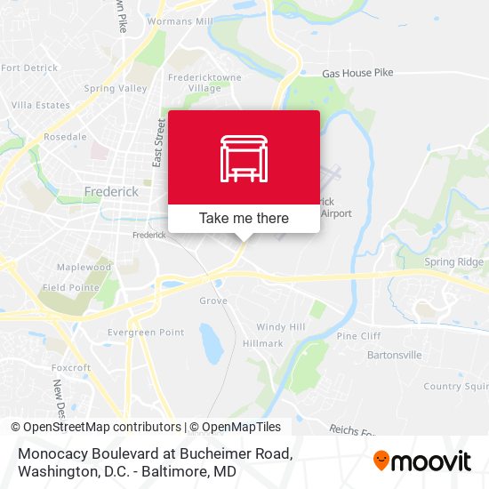 Mapa de Monocacy Boulevard at Bucheimer Road