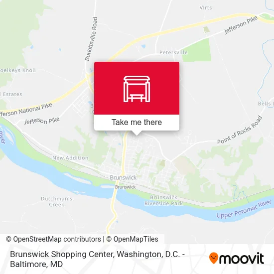 Brunswick Shopping Center map