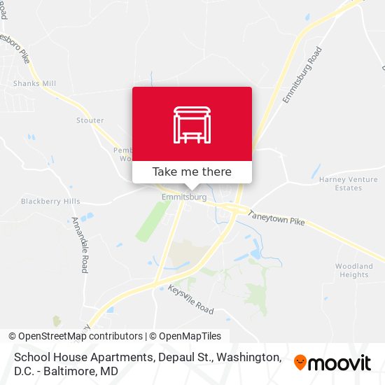 School House Apartments, Depaul St. map
