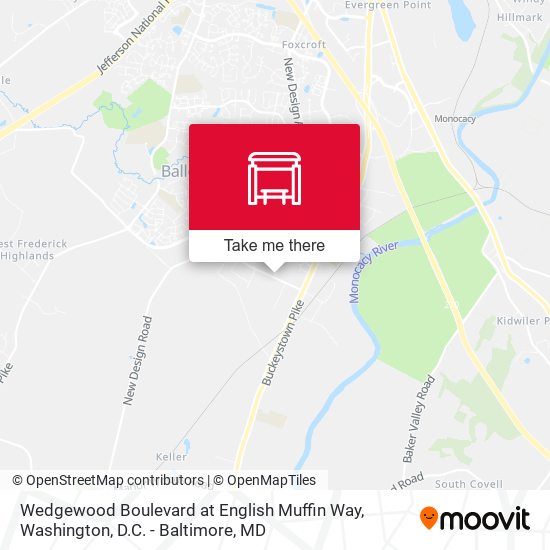 Wedgewood Boulevard at English Muffin Way map