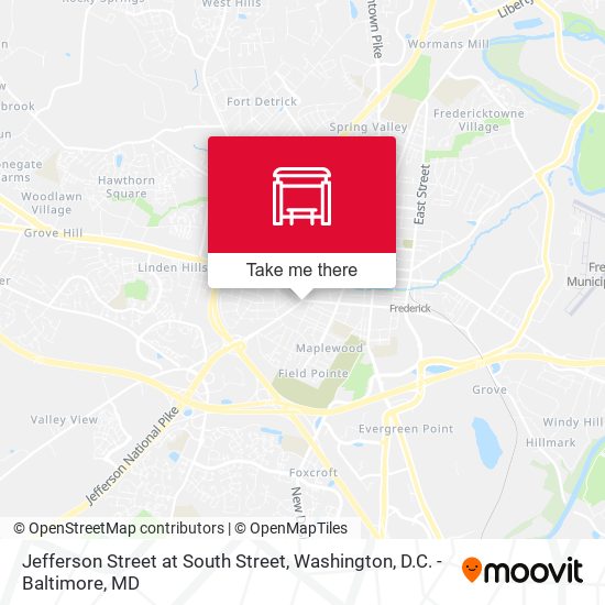 Mapa de Jefferson Street at South Street