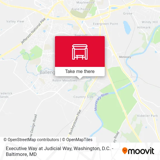 Executive Way at Judicial Way map