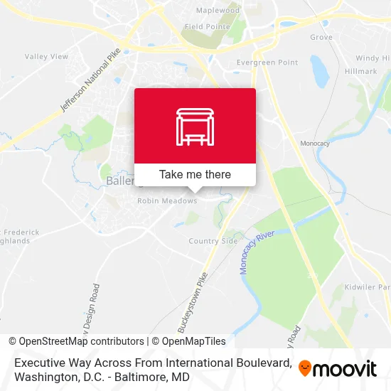 Executive Way Across From International Boulevard map