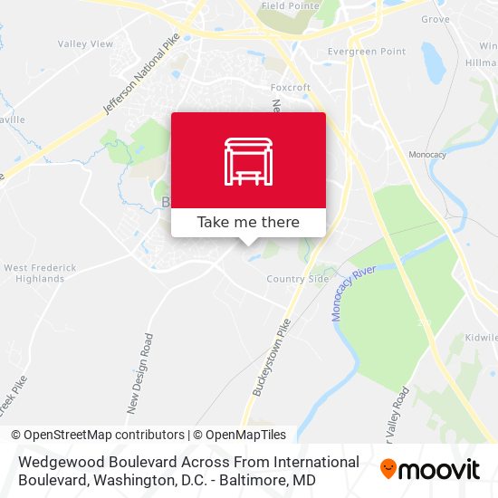 Mapa de Wedgewood Boulevard Across From International Boulevard