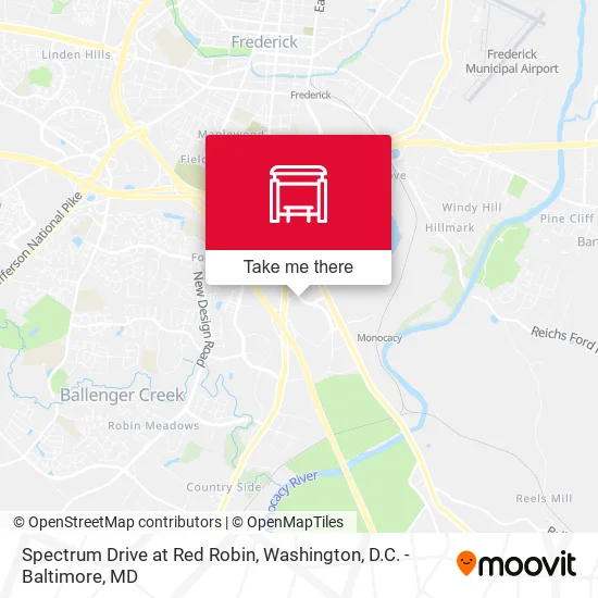 Spectrum Drive at Red Robin map