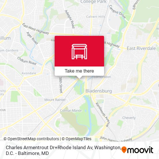 Mapa de Charles Armentrout Dr+Rhode Island Av