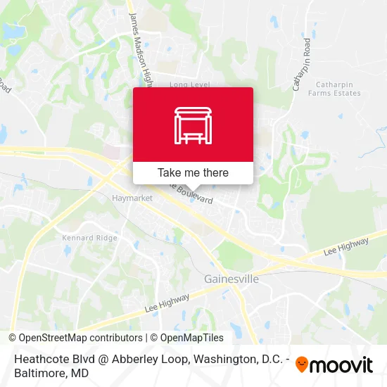 Mapa de Heathcote Blvd @ Abberley Loop