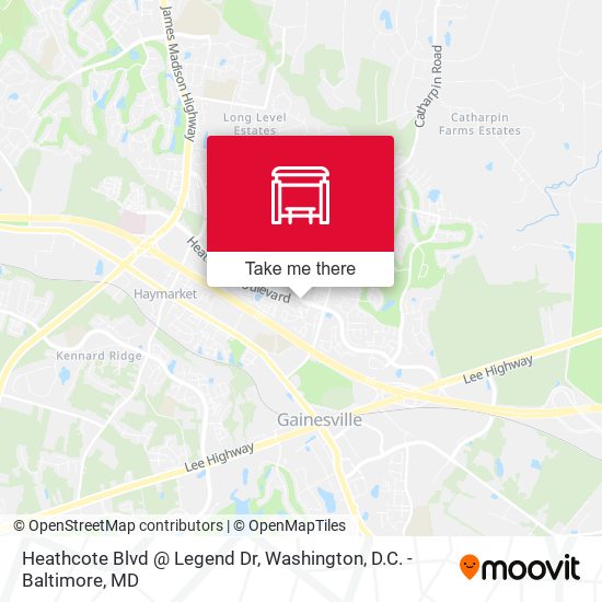 Mapa de Heathcote Blvd @ Legend Dr