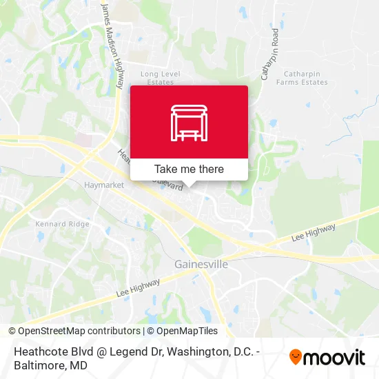Mapa de Heathcote Blvd @ Legend Dr