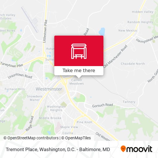 Tremont Place map