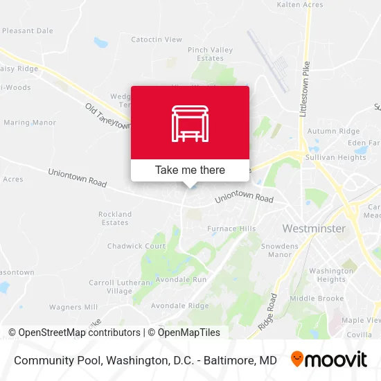 Community Pool map