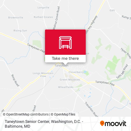 Mapa de Taneytown Senior Center