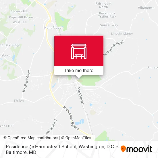 Mapa de Residence @ Hampstead School