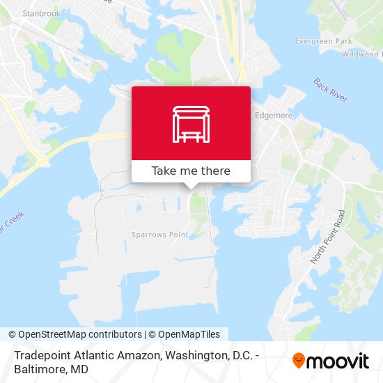 Mapa de Tradepoint Atlantic Amazon