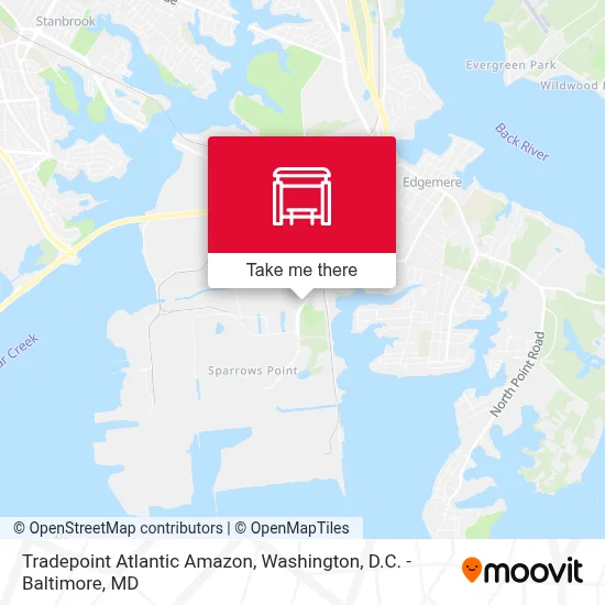 Tradepoint Atlantic Amazon map