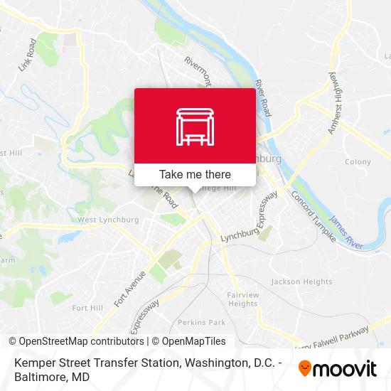 Kemper Street Transfer Station map
