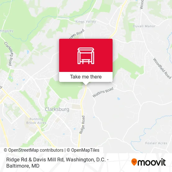 Ridge Rd & Davis Mill Rd map